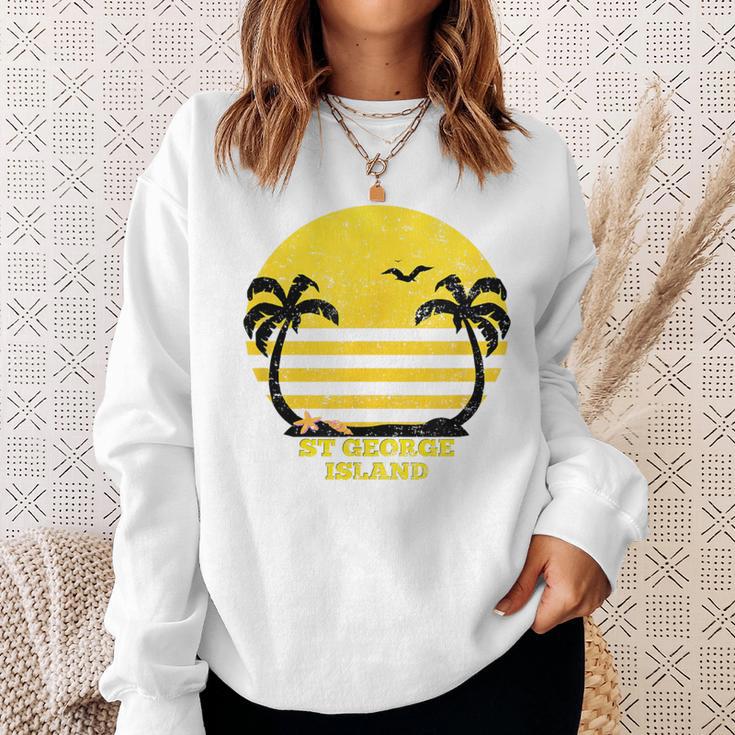 Vintage St George Island Sweatshirt Gifts for Her