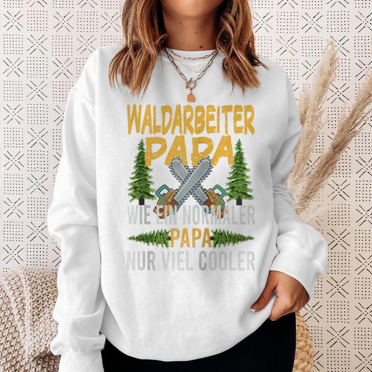 Waldarbeiter Papa Wie Ein Normaler Papa Nuriel Cooler Kapuzenjacke Sweatshirt Geschenke für Sie