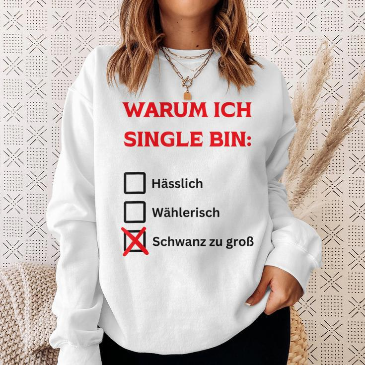 Warum Ich Single Bin German Sweatshirt Geschenke für Sie