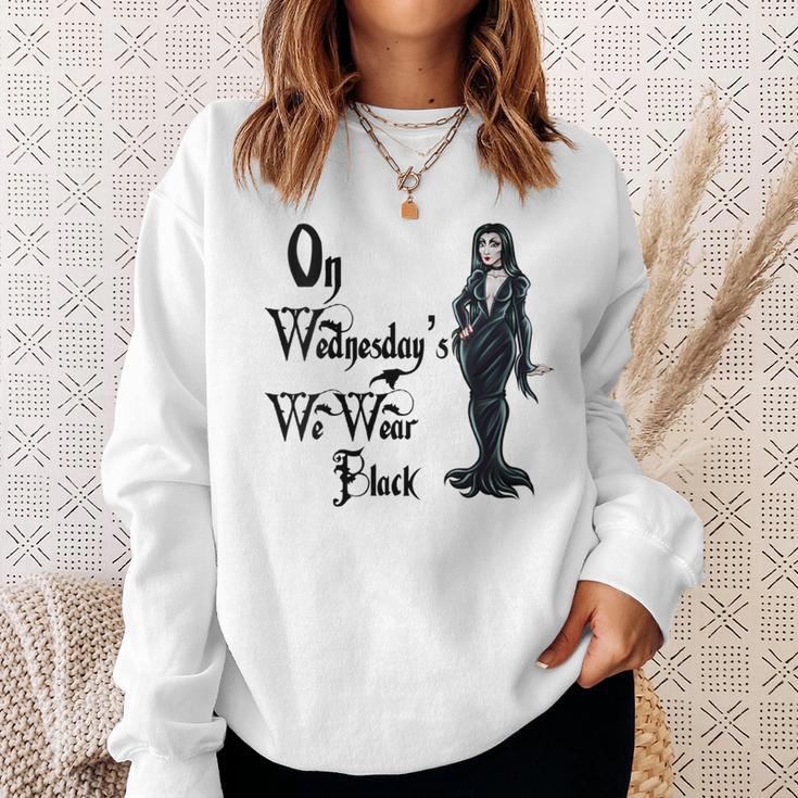 On Wednesday We Wear Black Bad Girls Villian Squad Goals Sweatshirt Gifts for Her