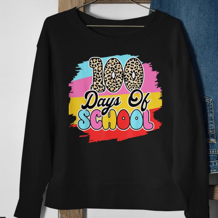 100 Days Of School 100 Days Smarter 100Th Day Of School Sweatshirt Gifts for Old Women