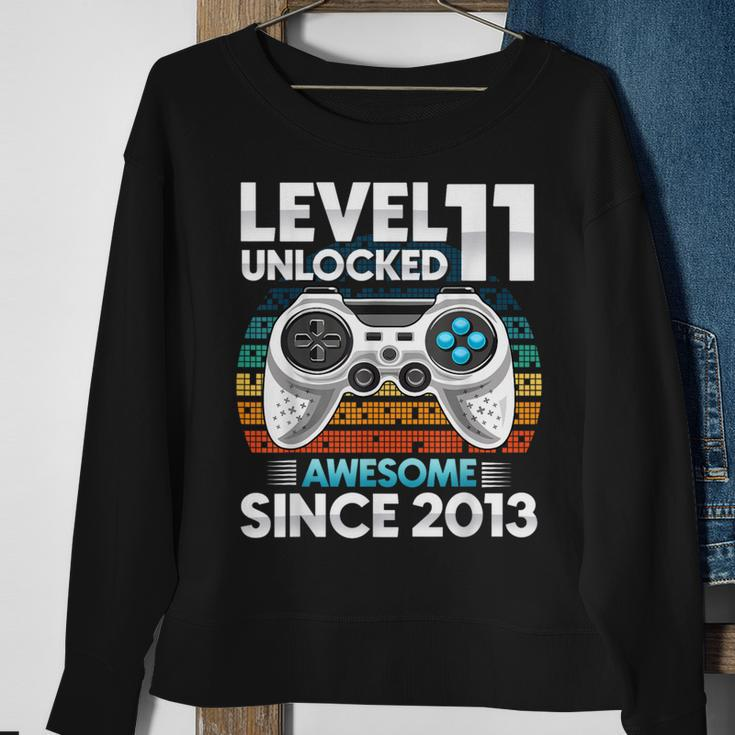 11 Yr Bday Son Boy Gamer 11Th 11 Year Old Birthday Sweatshirt Gifts for Old Women