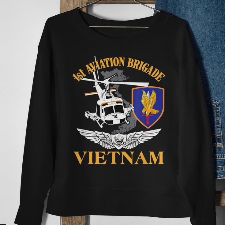 1St Aviation Brigade Vietnam Sweatshirt Gifts for Old Women