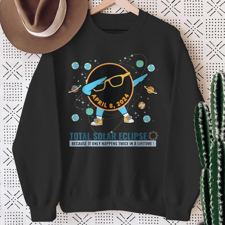 2024 Eclipse 8 April 2024 Eclipse Total Eclipse April Sweatshirt Gifts for Old Women