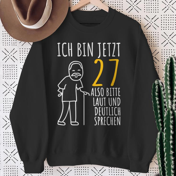 27Th Birthday Ich Bin Jetzt 27 Sweatshirt Geschenke für alte Frauen