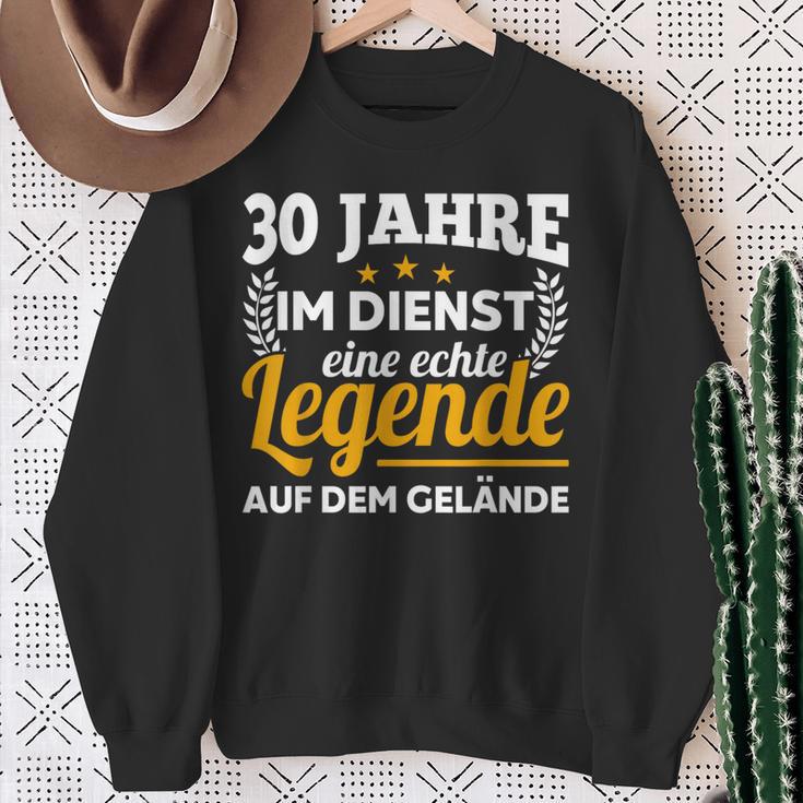 30 Jahre Im Dienst Legend Auf Dem Geränste Service Anniversary Sweatshirt Geschenke für alte Frauen