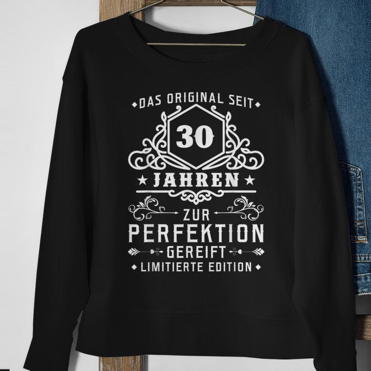 30 Jahre Zur Perfektion Gereift 30Th Birthday Black Sweatshirt Geschenke für alte Frauen