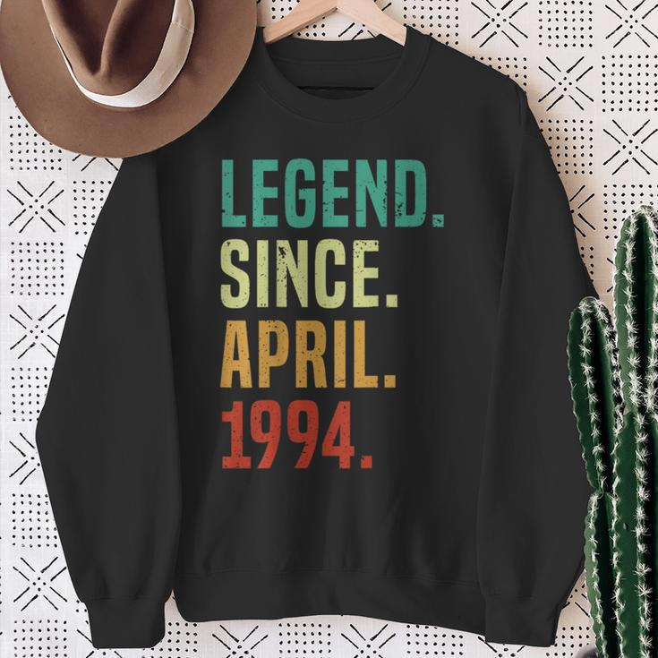 30 Years Old Legend Since April 1994 30Th Birthday Sweatshirt Gifts for Old Women