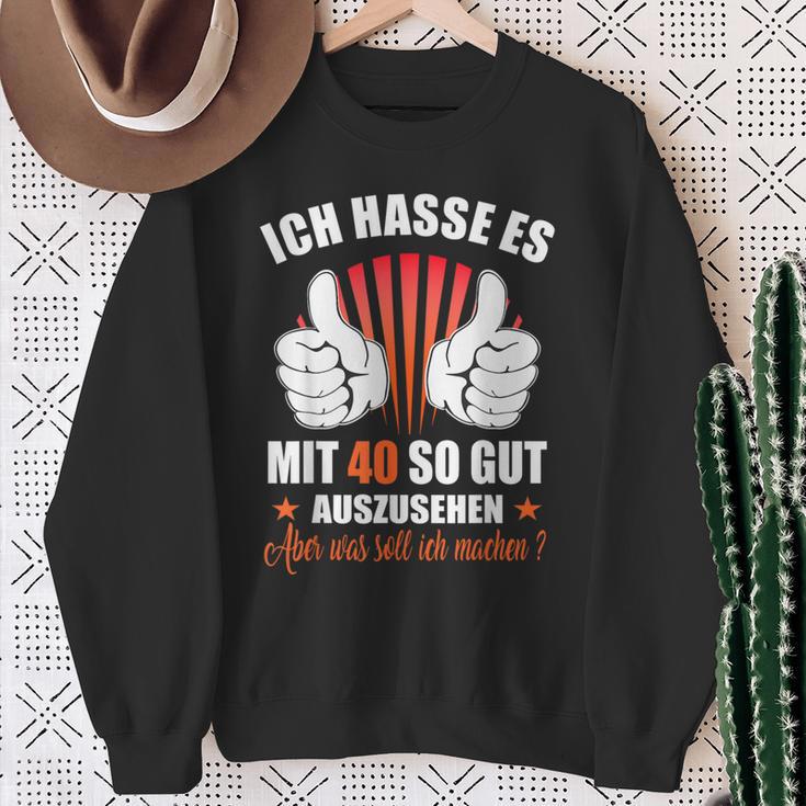 40 Geburtstag Mann Geschenk Papaater Lustig 40 Jahre Sweatshirt Geschenke für alte Frauen