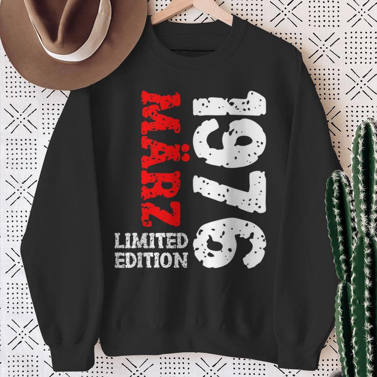 48 Geburtstag Deko Frauen Männer Limited Edition März 1976 Sweatshirt Geschenke für alte Frauen