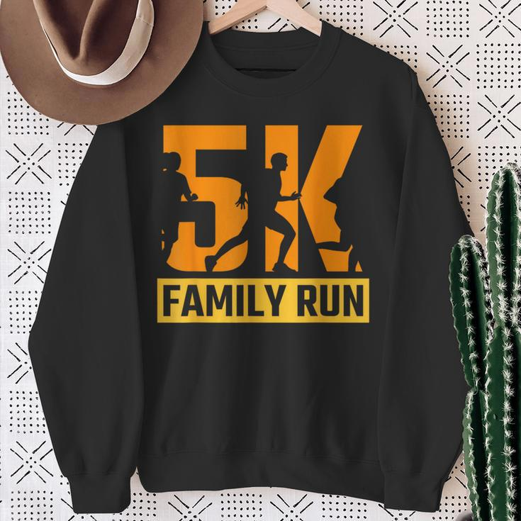 5K Family Run Race Runner Running 5K Sweatshirt Gifts for Old Women