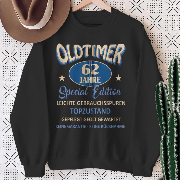 62 Geburtstag Mann Geschenk Papa Opa Oldtimer 62 Jahre Kapuzenjacke Sweatshirt Geschenke für alte Frauen