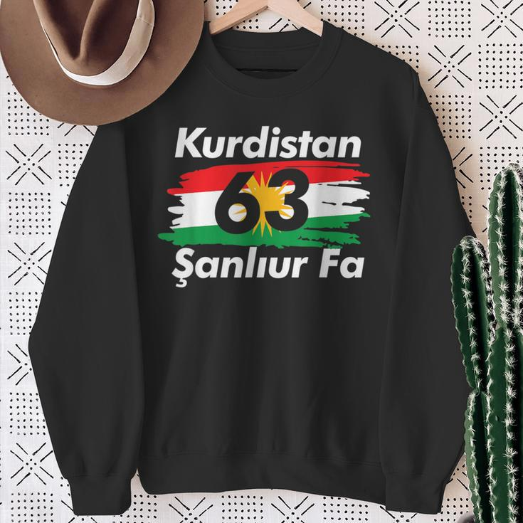 63 Sanliurfa Kurdistan Flag Sweatshirt Geschenke für alte Frauen