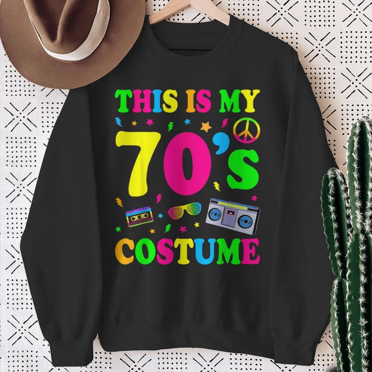 This Is My 70-S Costume 60'S 70'S Party Sweatshirt Gifts for Old Women