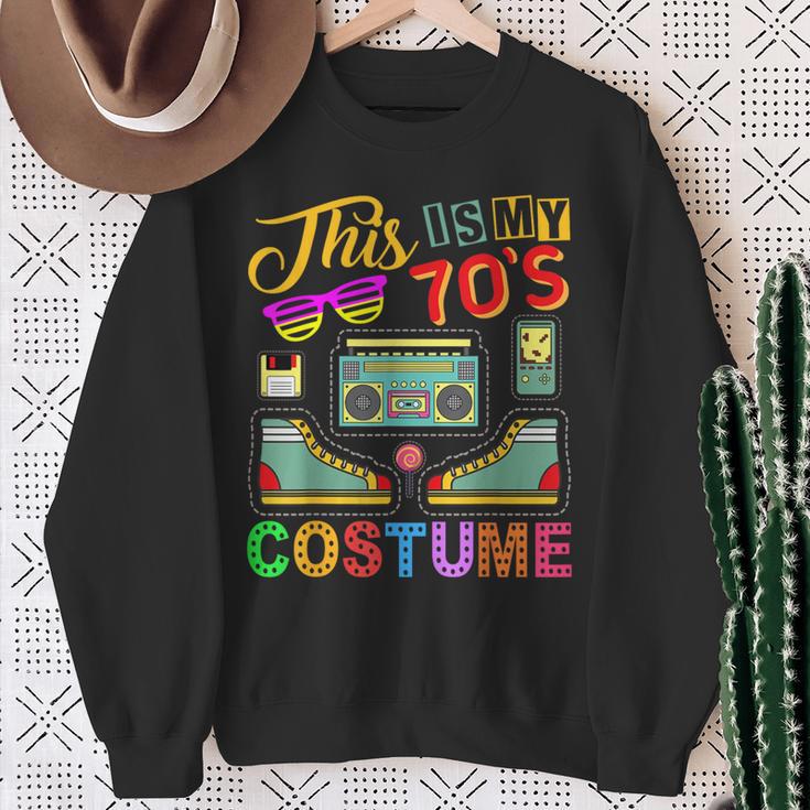 This Is My 70S Costume 1970S Retro Vintage 70S Party Sweatshirt Gifts for Old Women