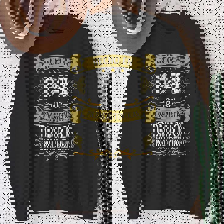 75 Años Cumpleaños Regalo Hombre Hecho En 1948 Hecho En 1948 Camisa de entrenamiento Regalos para ancianas