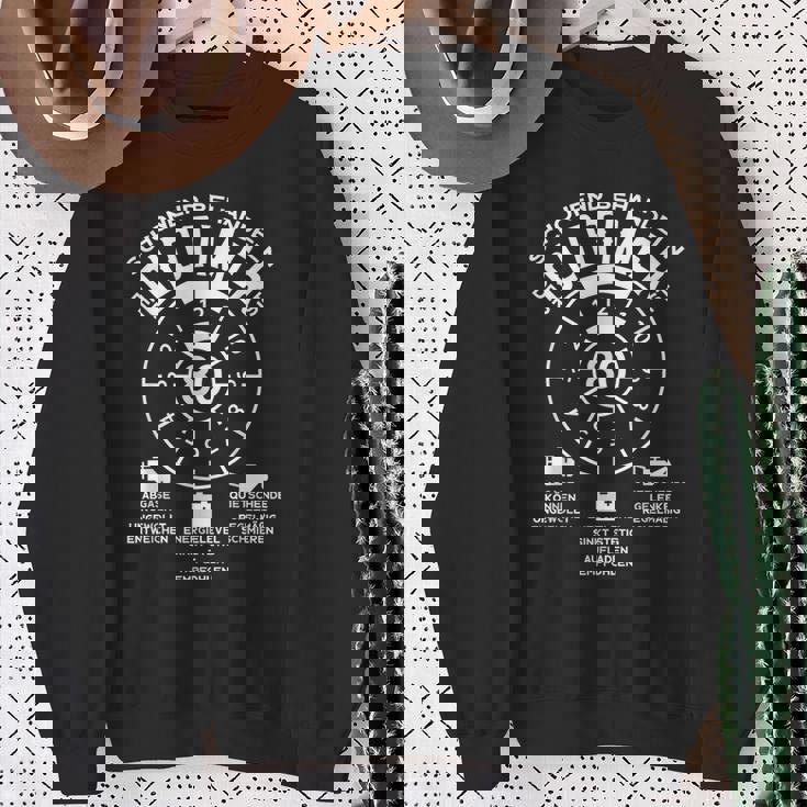 80 Jahre Schonend Treatment Oldtimer 80Th Geburtstag Sweatshirt Geschenke für alte Frauen