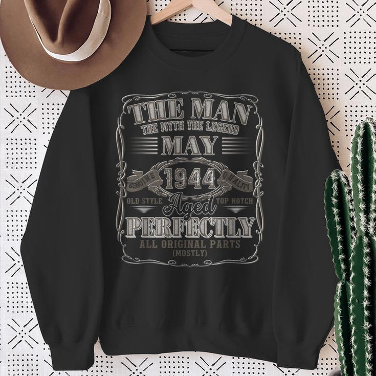 80 Year Old Birthday For May 1944 Birthday Vintage Sweatshirt Gifts for Old Women