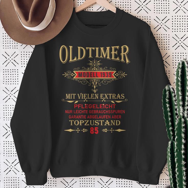 85 Geburtstag Mann Geschenk Papa Opa Oldtimer 1939 85 Jahre Sweatshirt Geschenke für alte Frauen