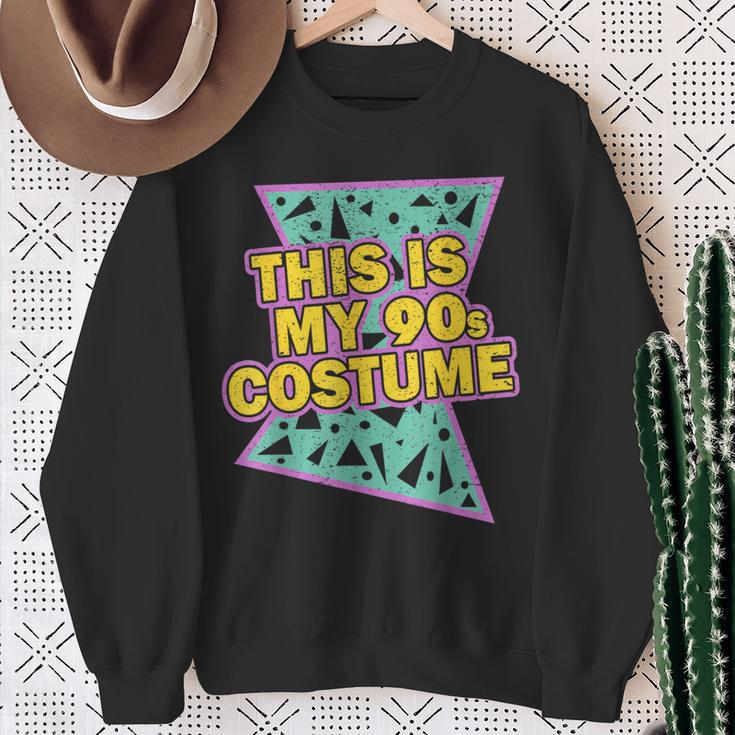 This Is My 90-S Costume 80'S 90'S Party Sweatshirt Gifts for Old Women