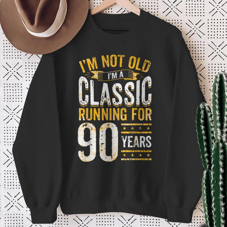 90Th Birthday I 90 Year Old Classic Sweatshirt Gifts for Old Women