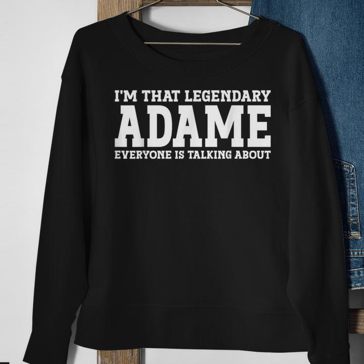 Adame Surname Team Family Last Name Adame Sweatshirt Gifts for Old Women