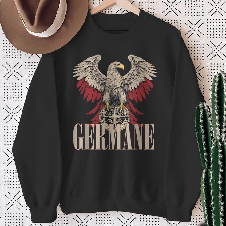 Adler Deutsches Wappentier Germane Sweatshirt Geschenke für alte Frauen