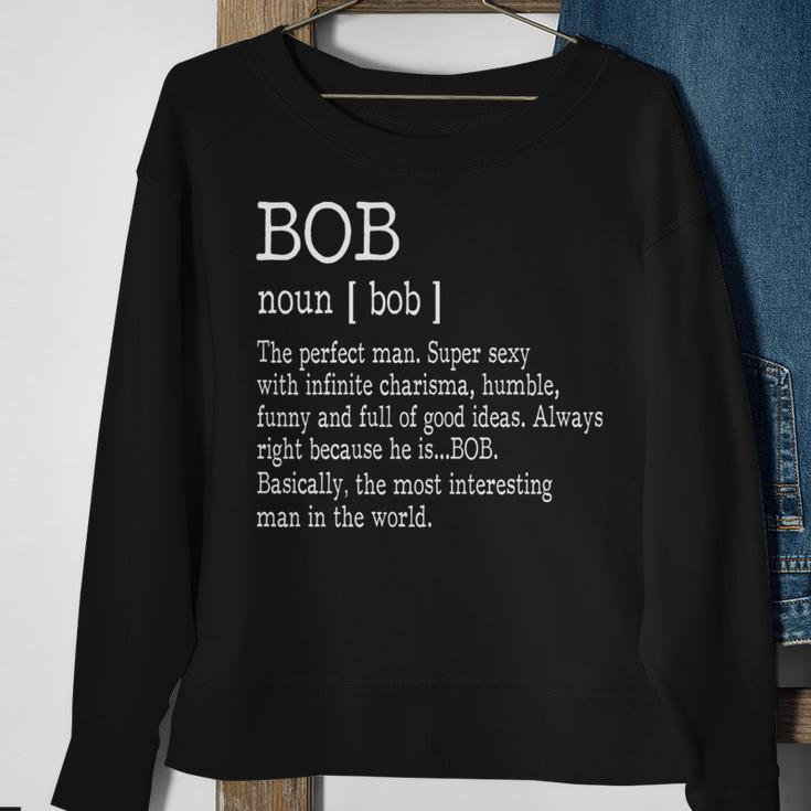 Adult Definition First Name Bob Sweatshirt Gifts for Old Women