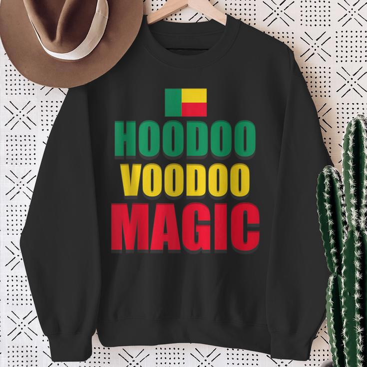 African MagicVoodoo Benin Cultural Festival Africa Map Sweatshirt Gifts for Old Women