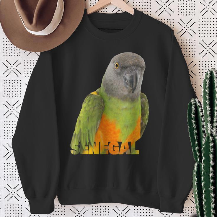 African Senegal Parrot Image & Word Sweatshirt Gifts for Old Women