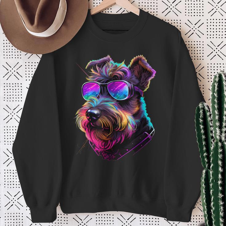 Airedale Terrier Dogs Airedale Terrier Sweatshirt Geschenke für alte Frauen