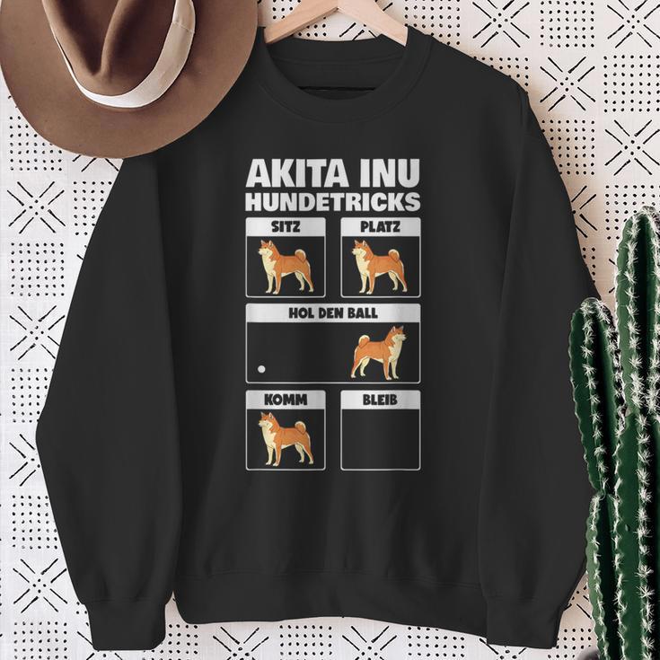 Akita Inu Dog Tricks Sweatshirt Geschenke für alte Frauen