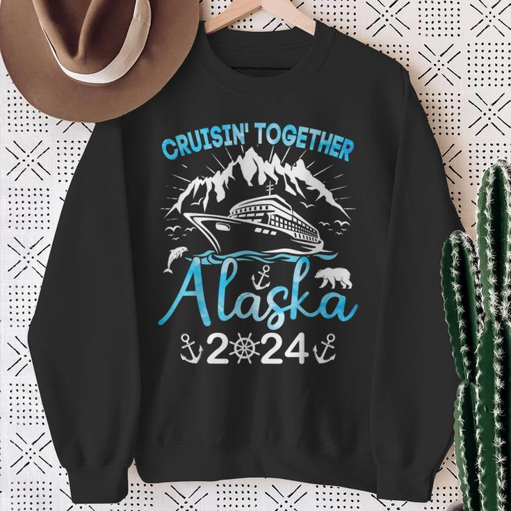 Alaska Cruise Ship Vacation Trip 2024 Family Cruise Matching Sweatshirt Gifts for Old Women