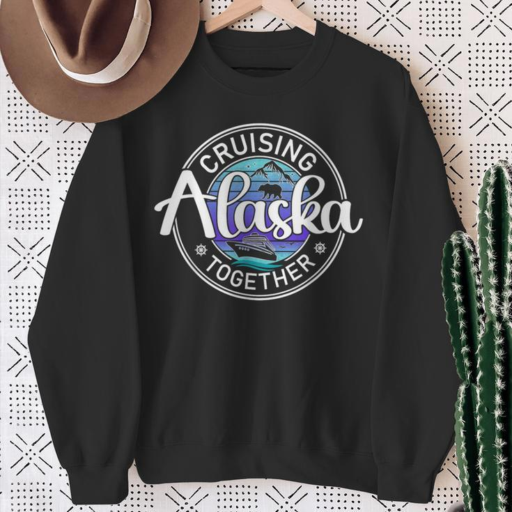 Alaska Cruising Together Alaska Cruise Family Vacation Sweatshirt Gifts for Old Women