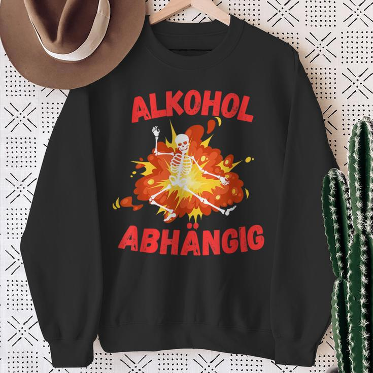 Alcohol Dependent Alcohol Sweatshirt Geschenke für alte Frauen