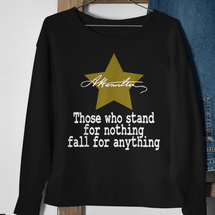 Alexander Hamilton Quote Gold A Ham Sweatshirt Gifts for Old Women