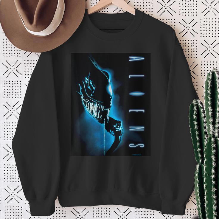 Aliens Xenomorph Retro Movie Poster Sweatshirt Geschenke für alte Frauen