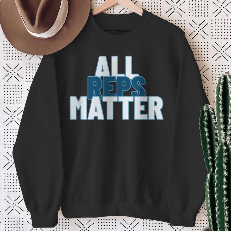 Alle Reps Matter Sportbekleidung Sweatshirt Geschenke für alte Frauen