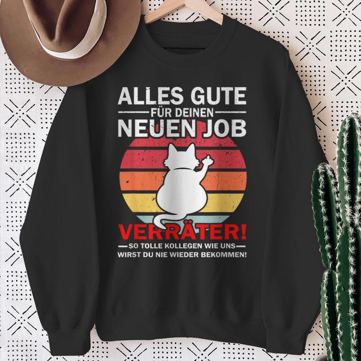 Alles Gute Für Dein Neue Job Zum Job Farewell S Sweatshirt Geschenke für alte Frauen