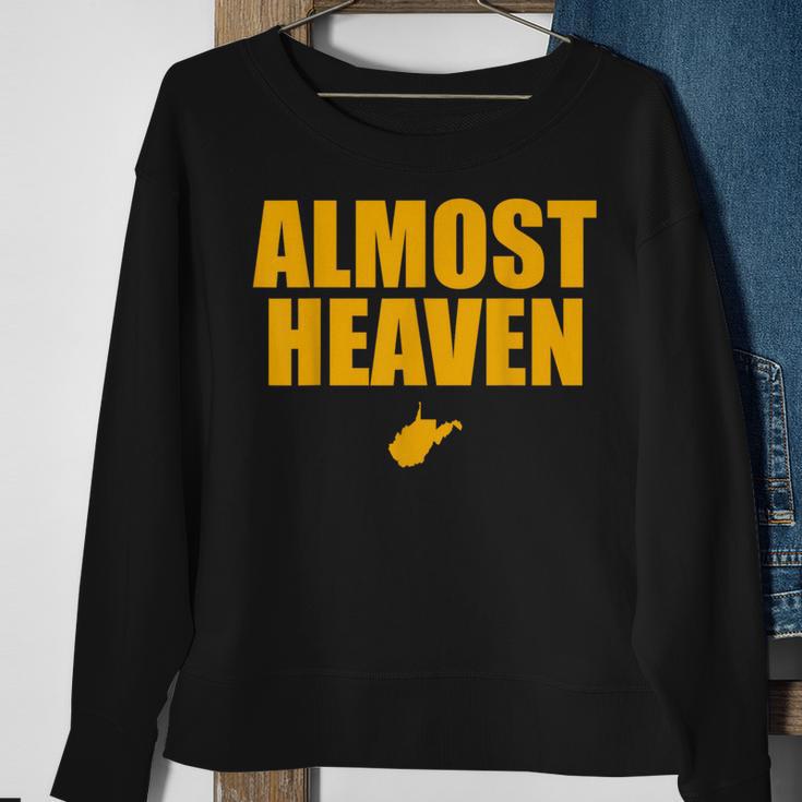 Almost Heaven West Virginia Sweatshirt Gifts for Old Women