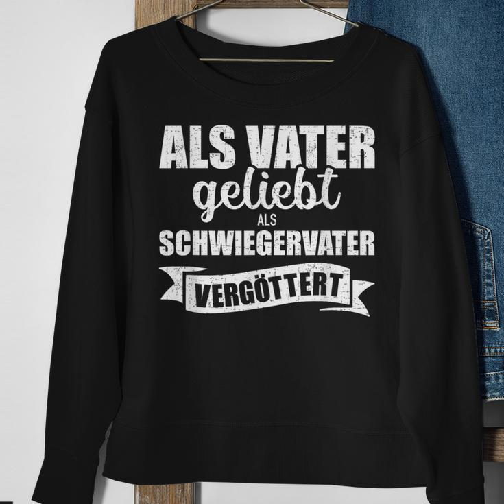 Als Vater Liebt Als Schlater German Language Sweatshirt Geschenke für alte Frauen