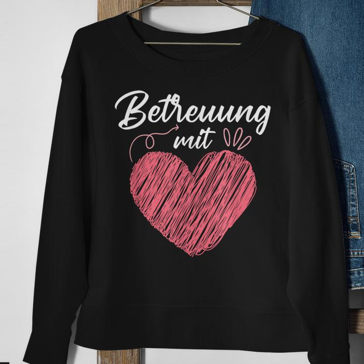 Altenheim Bare Mit Herz German Language Sweatshirt Geschenke für alte Frauen