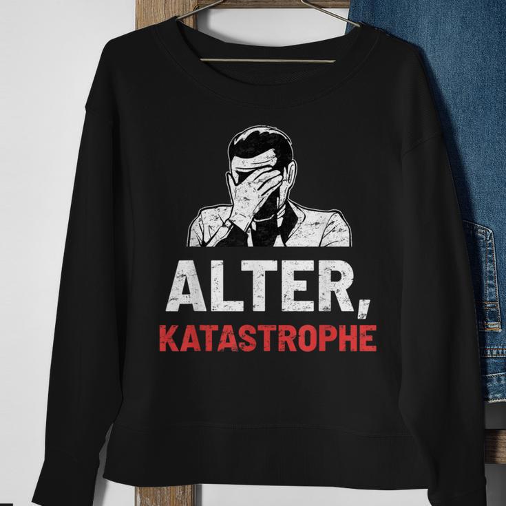 “Alter Katastrophe” Vintage Retro Sweatshirt Geschenke für alte Frauen