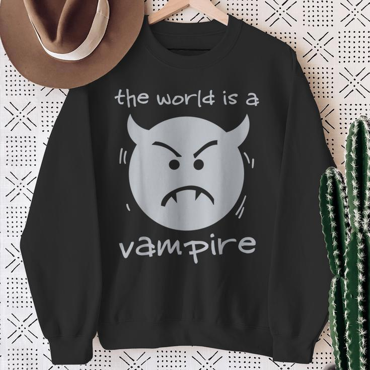 Alternative Die Welt Ist Ein Vampire Pumpkins 90S Grunge Rock Sweatshirt Geschenke für alte Frauen