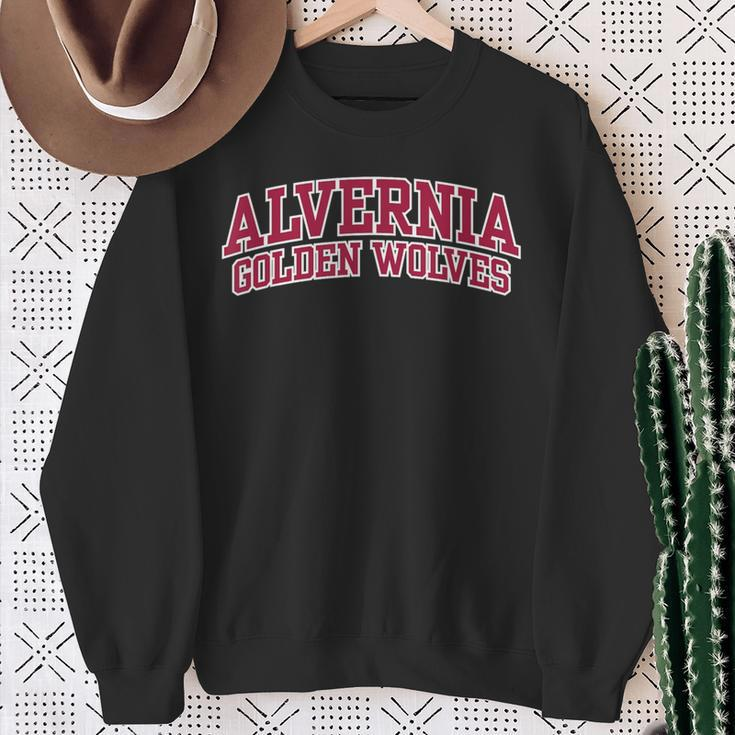 Alvernia University Golden Wolves 02 Sweatshirt Gifts for Old Women