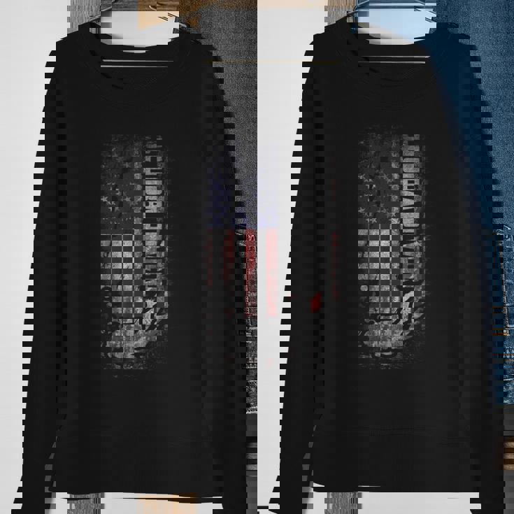 American Scuba Diving Patriot Usa Flag Scuba Diver Sweatshirt Gifts for Old Women