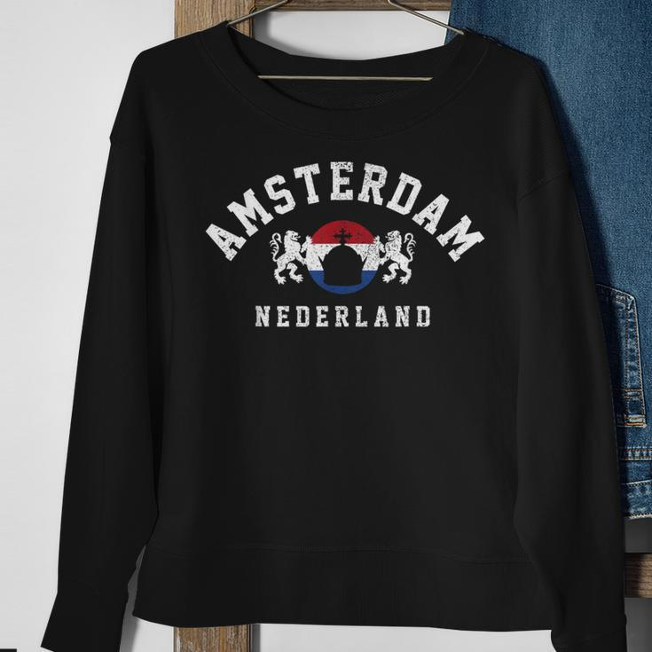 Amsterdam Nederland Netherlands Holland Dutch Souvenir Sweatshirt Gifts for Old Women