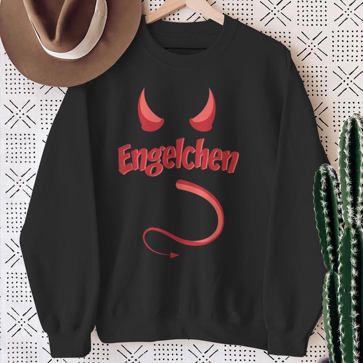 Angel Angel Devil Costume Carnival Sweatshirt Geschenke für alte Frauen