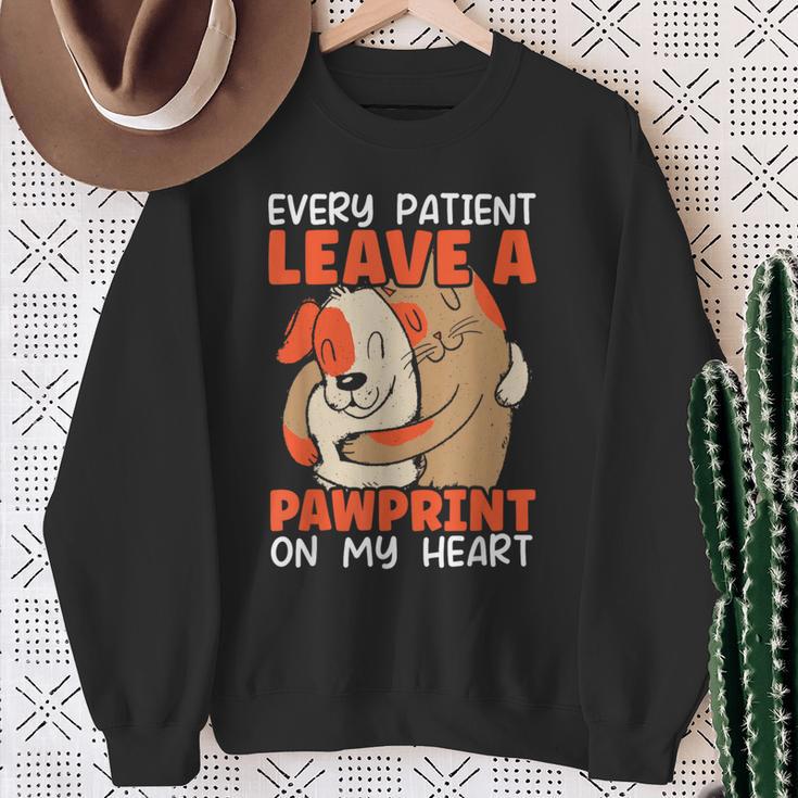 Animal Whisperer Veterinarian Animal Doctor Future Vet Sweatshirt Gifts for Old Women