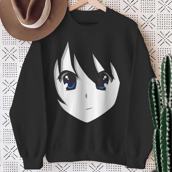 Anime Face Manga Lover Otaku Style Japanese Sweatshirt Gifts for Old Women